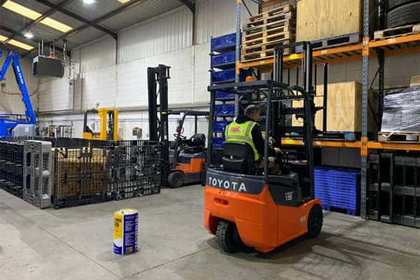 counterbalance forklift refresher training