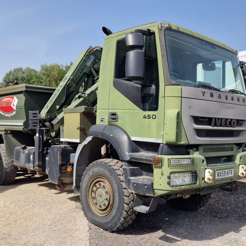 Lorry Loader Clamshell Green Truck