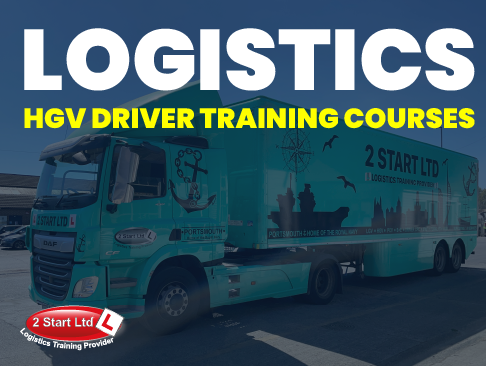Training to become a Heavy Goods Vehicle (HGV) driver.