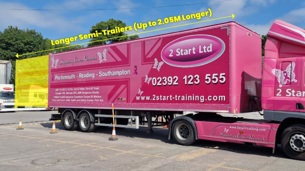 Longer Semi-Trailers now allowed on UK roads