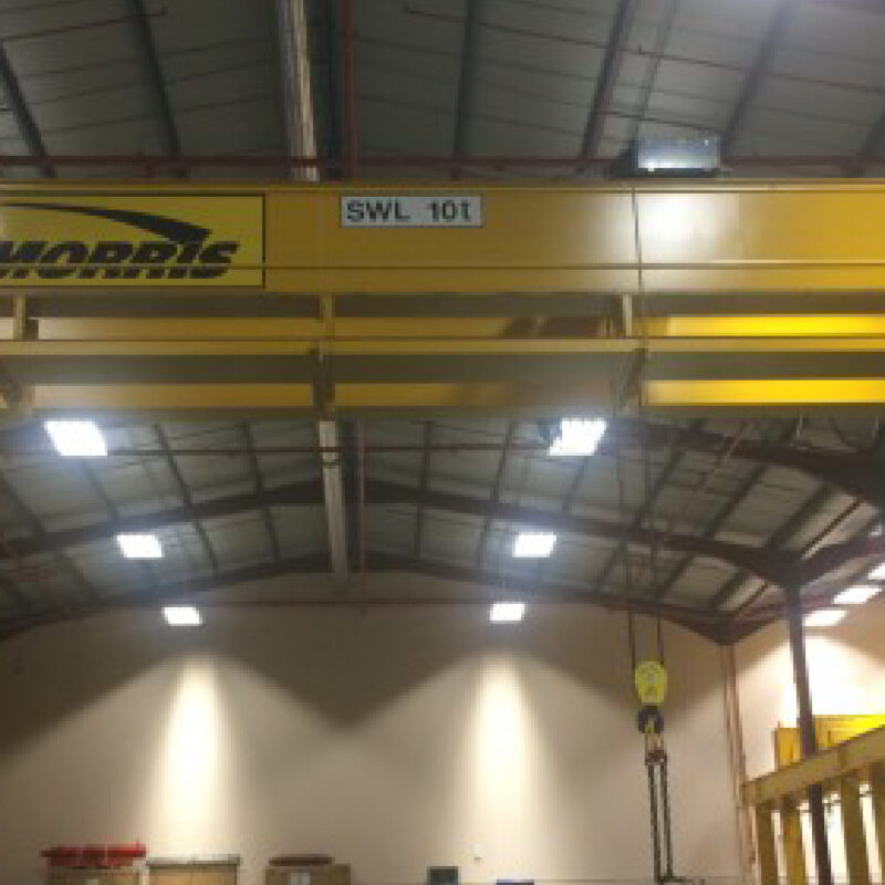 Overhead Gantry Crane Landing Page Background