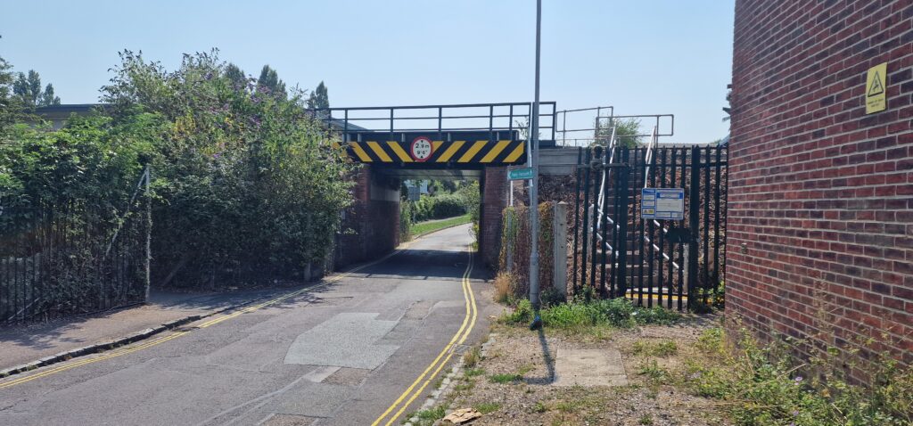 Bridge with height restriction