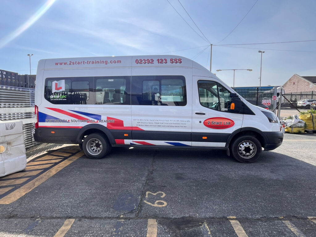Category D1 Minibus Parked