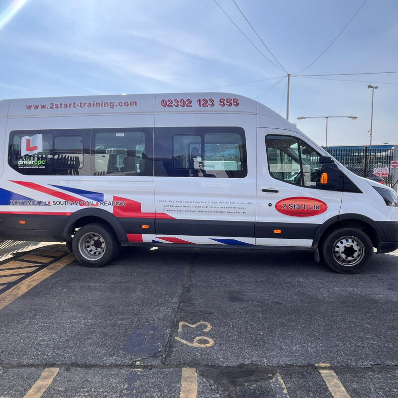 Category D1 Minibus Parked