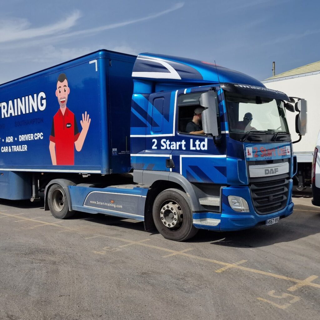 Deep Blue Class 1 Articulated Category C+E Lorry from 2 Start Ltd
